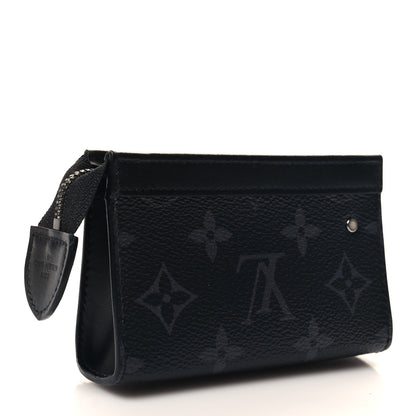 Louis Vuitton Monogram Eclipse Key Pouch Voyage 3 of 8