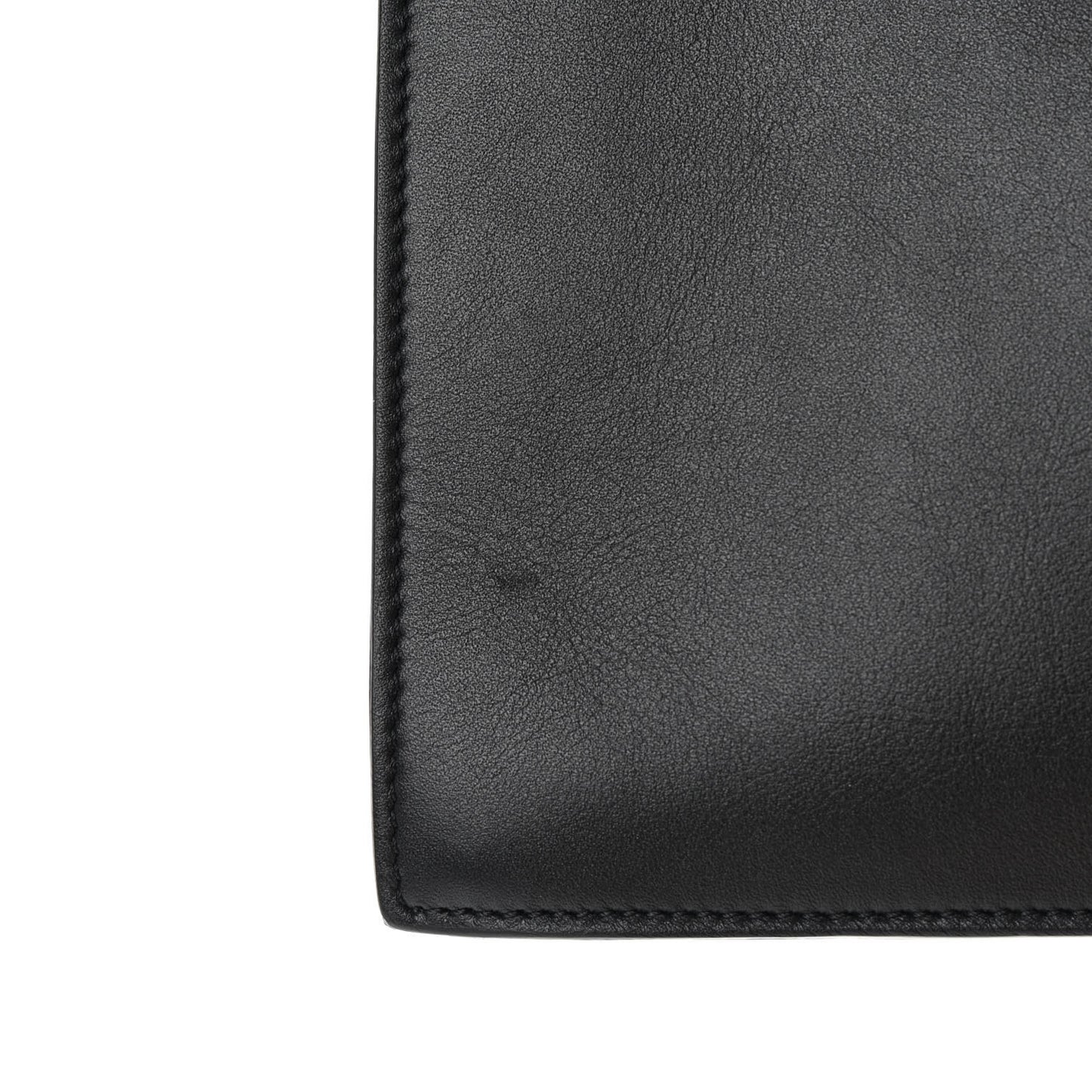 Smooth Calfskin Mini Clasp Bag Black