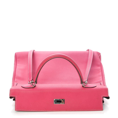 Hermes Epsom Candy Kelly Retourne 35 Rose Tyrien Rubis 20 of 38