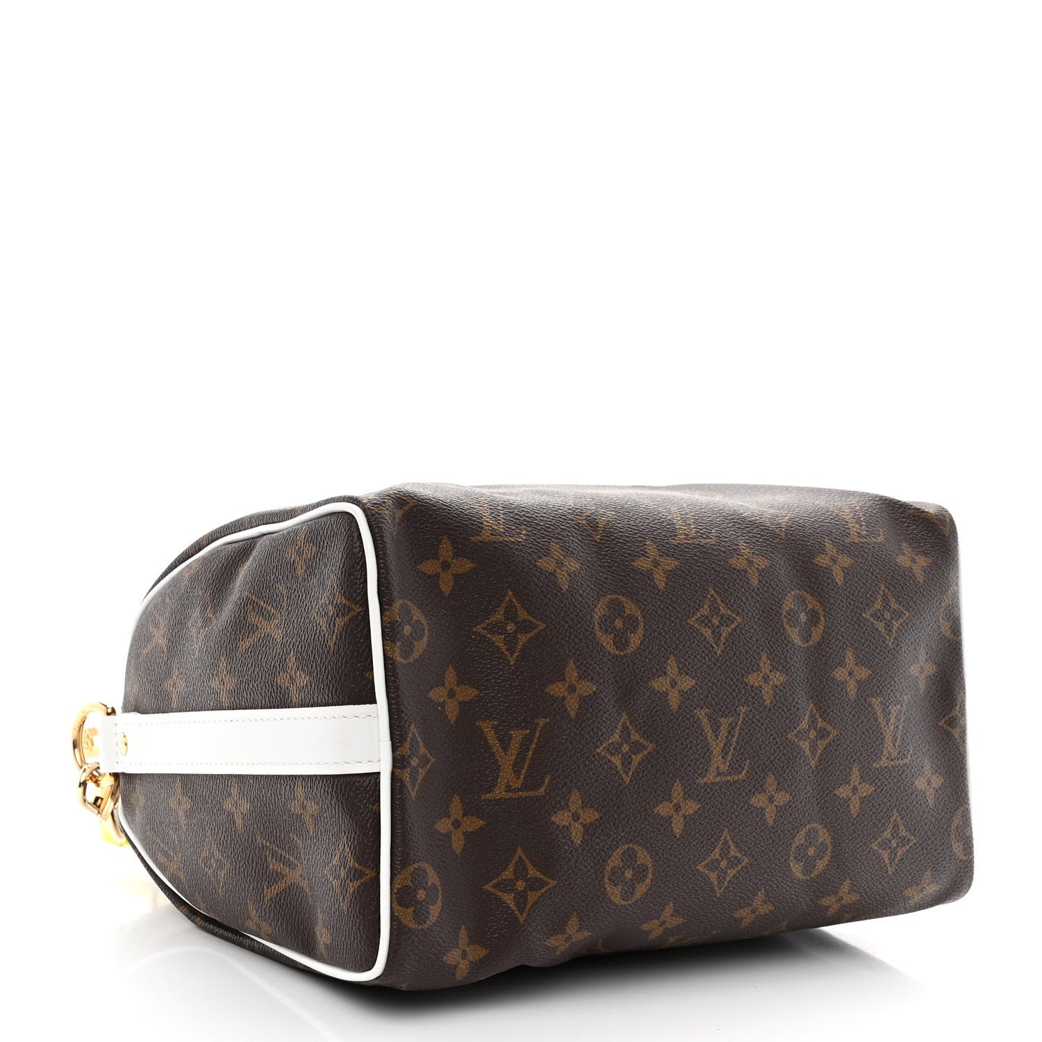 Louis Vuitton Monogram LV Match Speedy Bandouliere 25 White 4 of 9