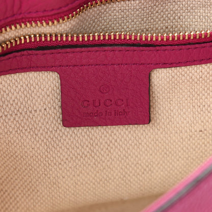Gucci Cellarius Calfskin Medium Soho Flap Crossbody Bright Bouganville 6 of 9
