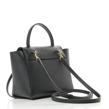 Celine Grained Calfskin Nano Belt Bag Black 3 of 10