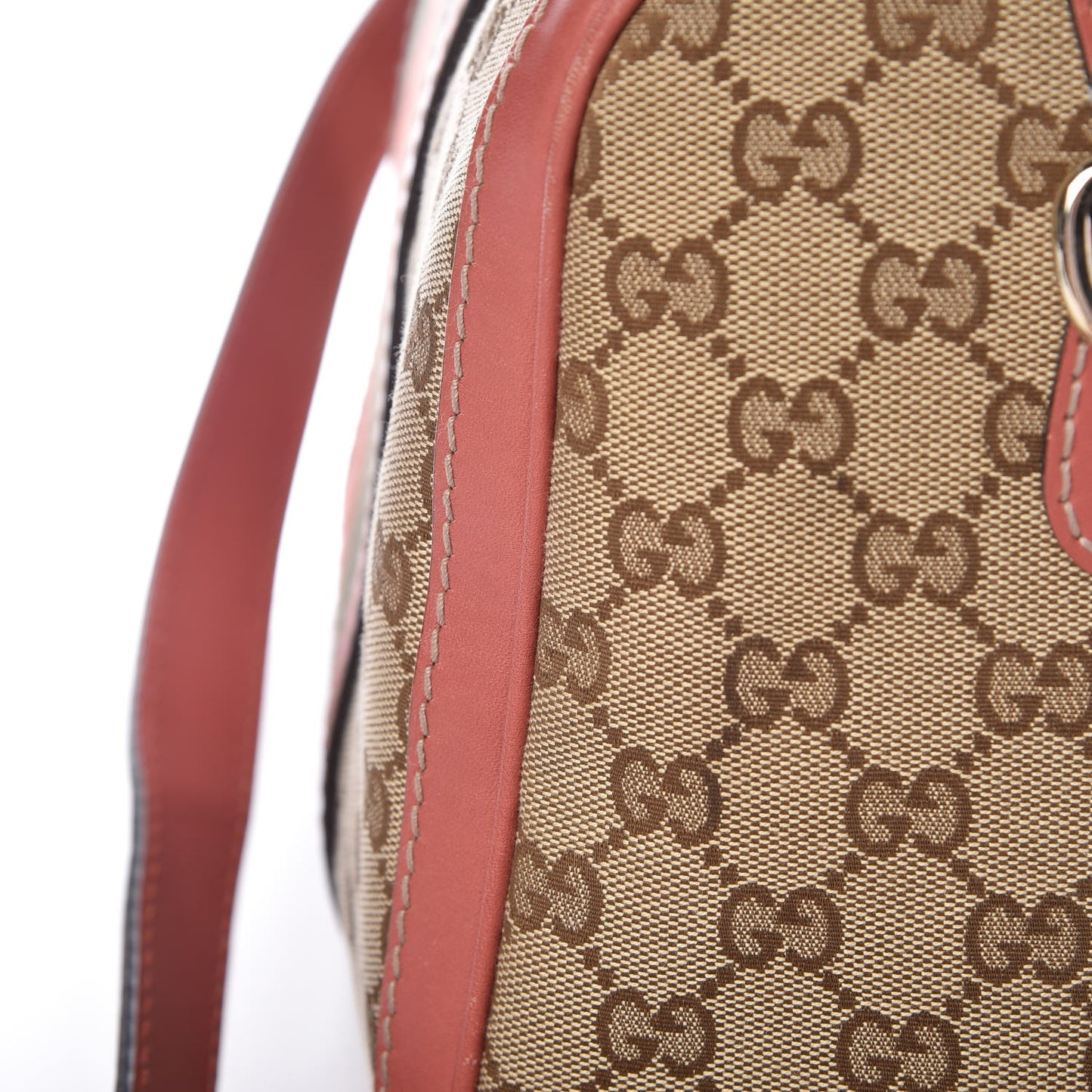 Monogram Medium Vintage Web Boston Pink