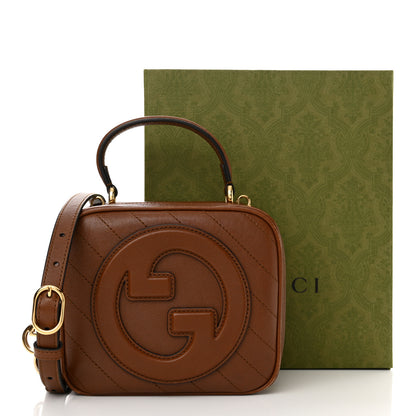 Gucci Sakai Be Green Calfskin Diagonal Stitched Blondie Top Handle Bag Cuir 13 of 13