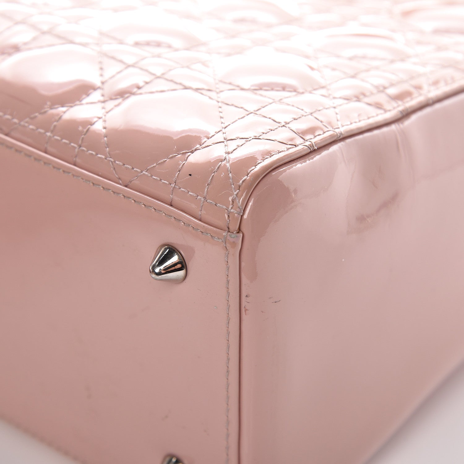 Christian Dior Patent Cannage Medium Lady Dior Rose Clair 20 of 25