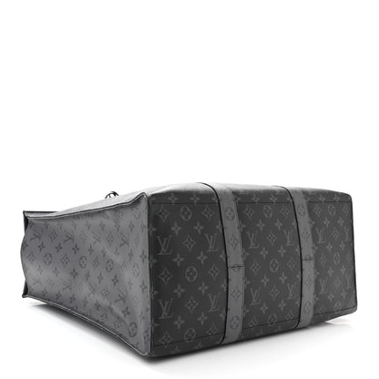 Louis Vuitton Monogram Eclipse Cabas Zippe GM Black 4 of 10