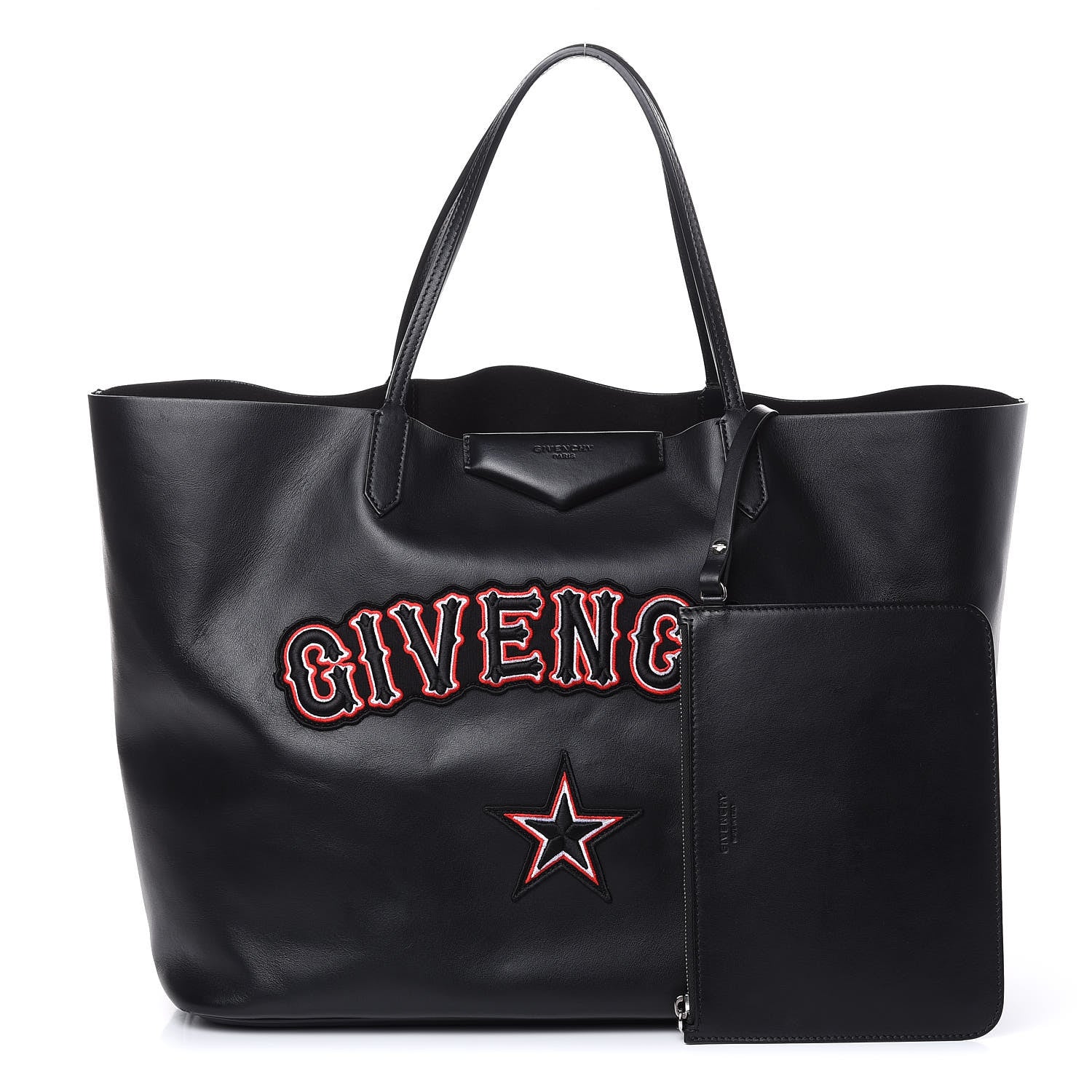 Givenchy Calfskin Gothic Large Antigona Tote Black 1 of 11