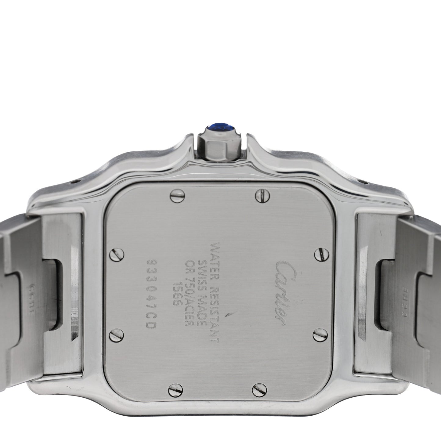 Stainless Steel 18K Yellow Gold 29mm Santos De Cartier Galbee Quartz Watch