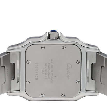 Cartier Stainless Steel 18K Yellow Gold 29mm Santos De Cartier Galbee Quartz Watch 4 of 4