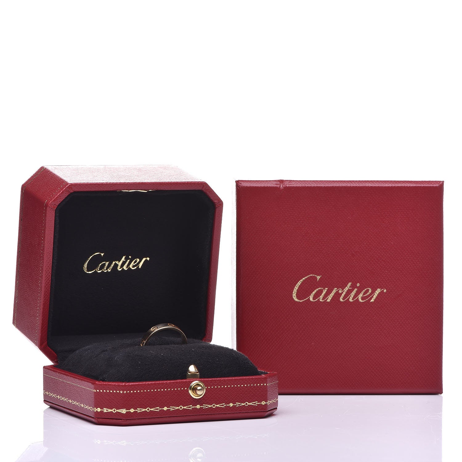 Cartier 18K Yellow Gold 3.5mm LOVE Wedding Band Ring 51 5.75 5 of 5