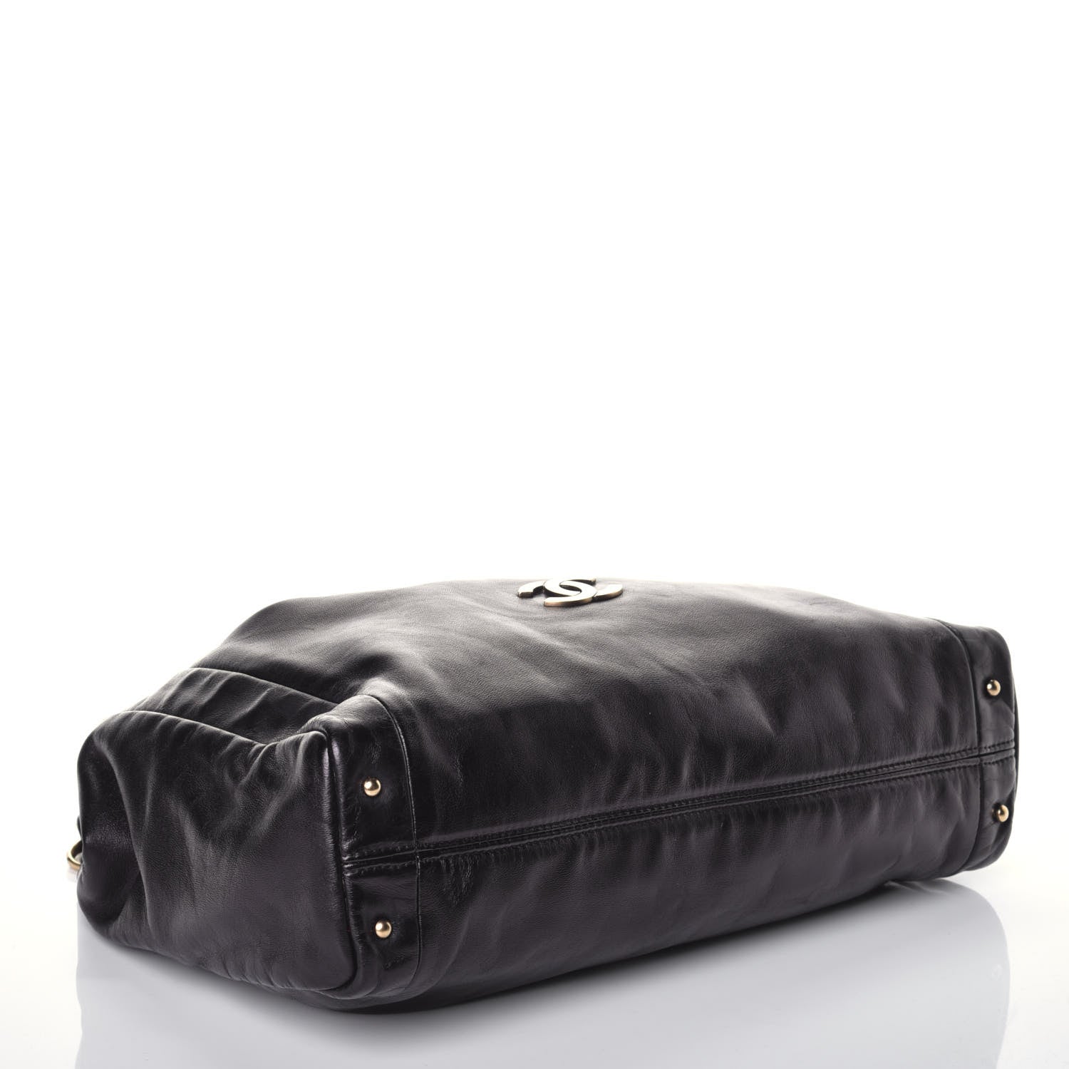 Chanel Lambskin Small Olsen Shoulder Bag Black 3 of 7