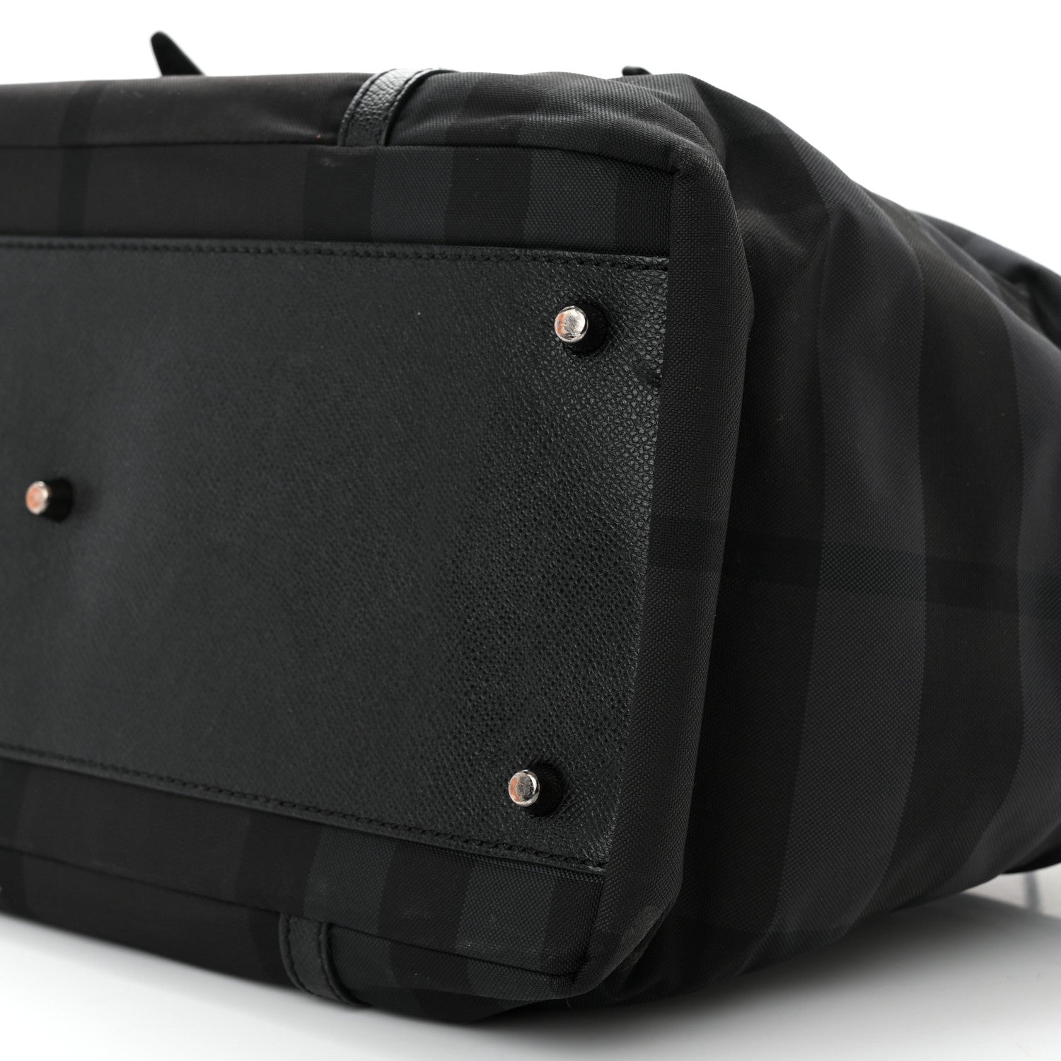 Burberry Nylon House Check Diaper Bag Black 10 of 15