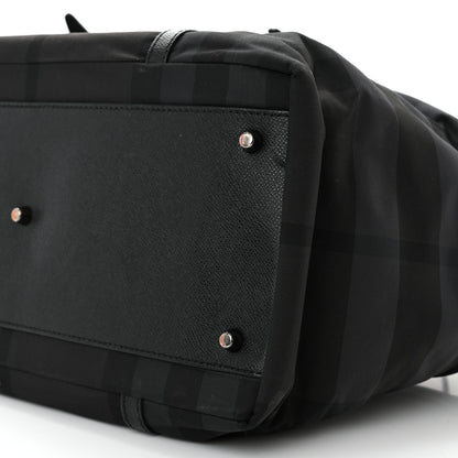 Burberry Nylon House Check Diaper Bag Black 10 of 15