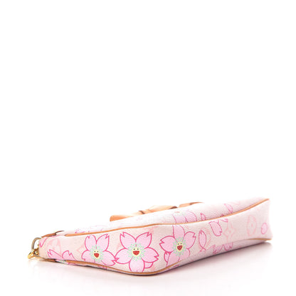 Louis Vuitton Monogram Cherry Blossom Pochette Accessories Pink 4 of 13
