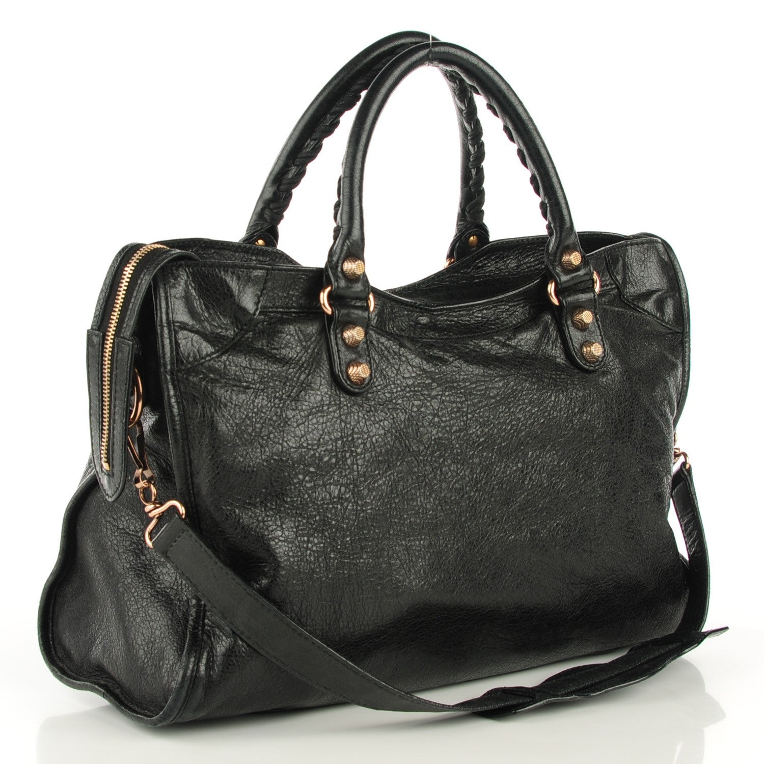 Balenciaga Agneau Giant 12 Rose Gold Hardware City Black 3 of 10