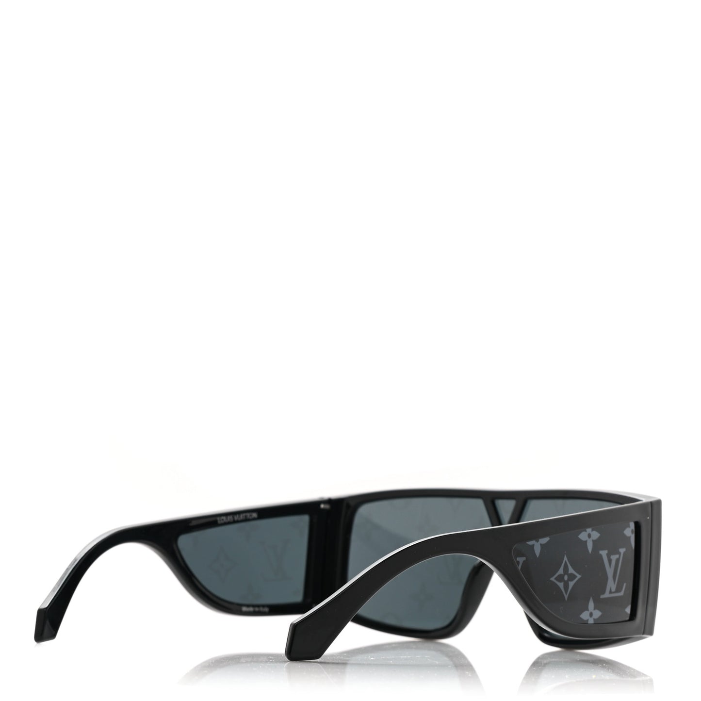 Acetate Monogram Sideway Sunglasses Z1451U Black