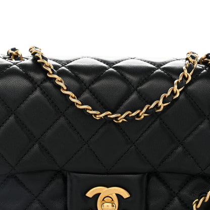 Chanel Lambskin Quilted Mini Pearl Crush Flap Black 8 of 11