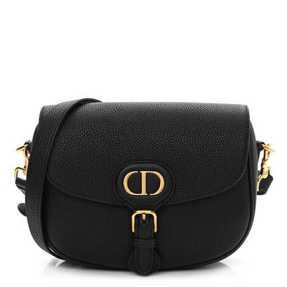 Christian Dior Grained Calfskin Medium Bobby Flap Black 1 of 9