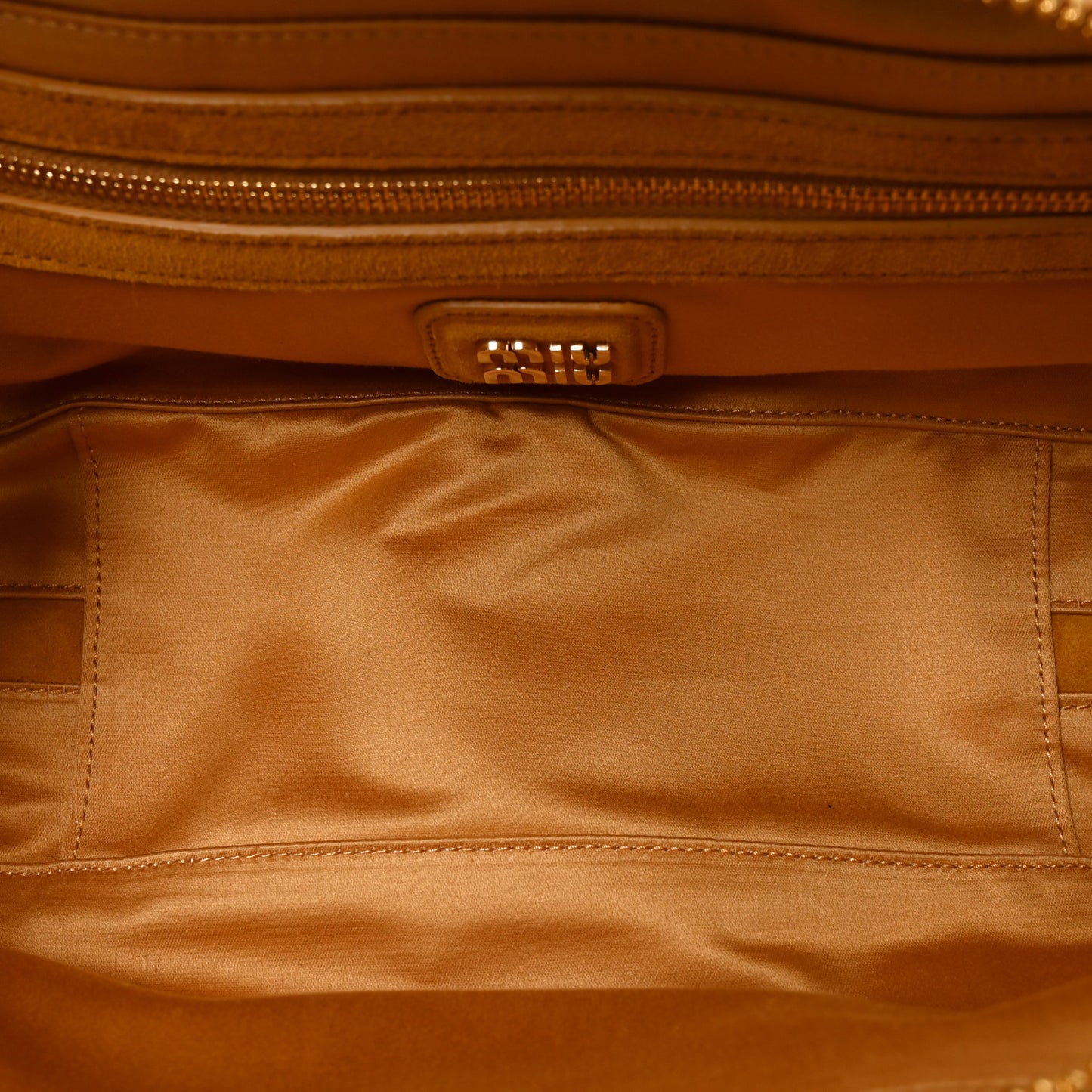 Suede Matelasse Large Arcadie Top Handle Bag Whisky
