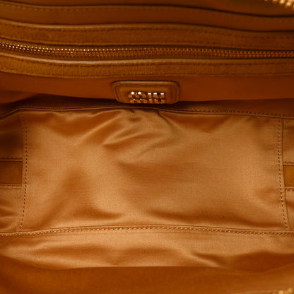 Miu Miu Suede Matelasse Large Arcadie Top Handle Bag Whisky 9 of 17