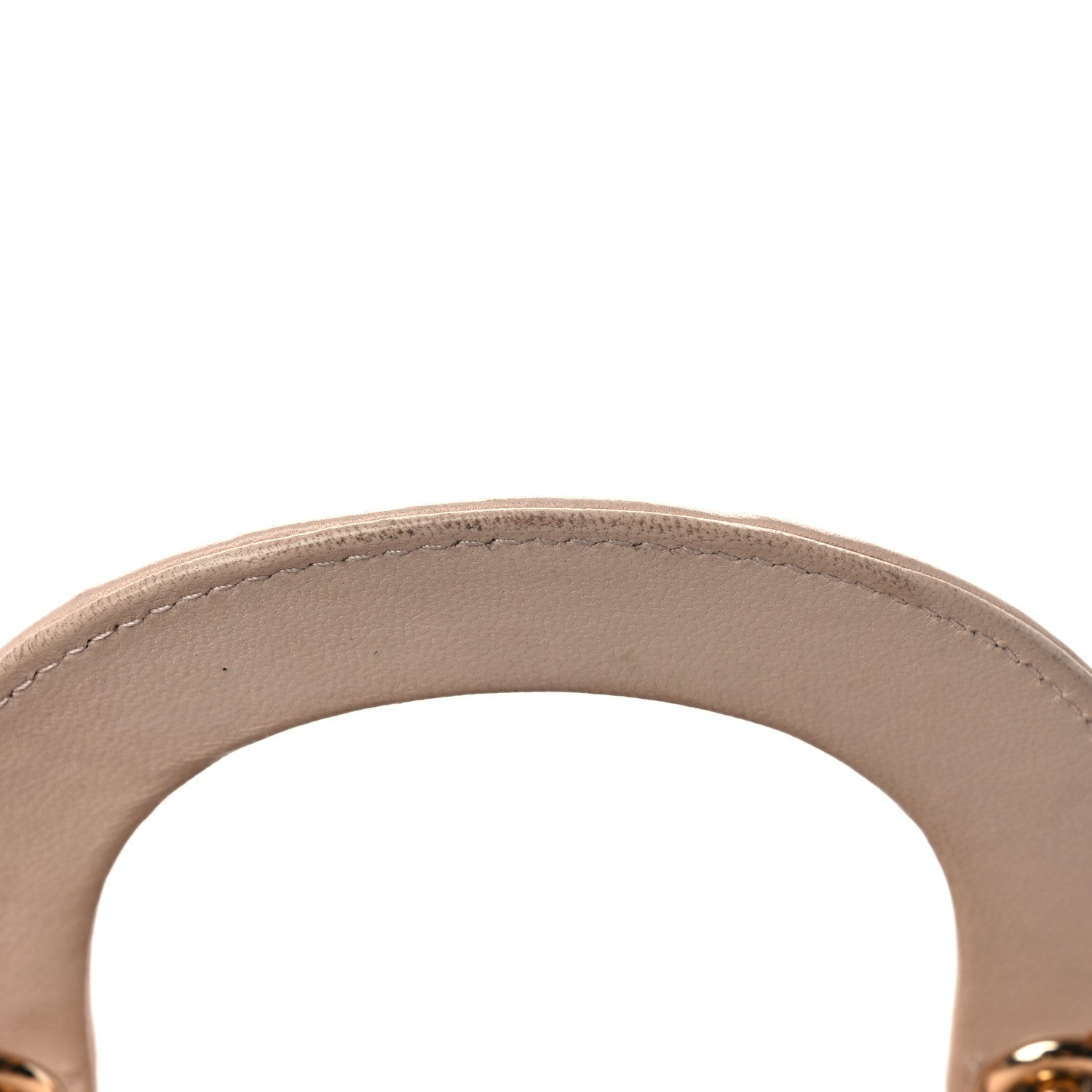 Christian Dior Lambskin Cannage Mini Lady Dior Rose Poudre 18 of 19