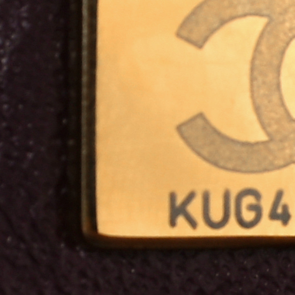 Caviar Quilted Small Double Flap Black