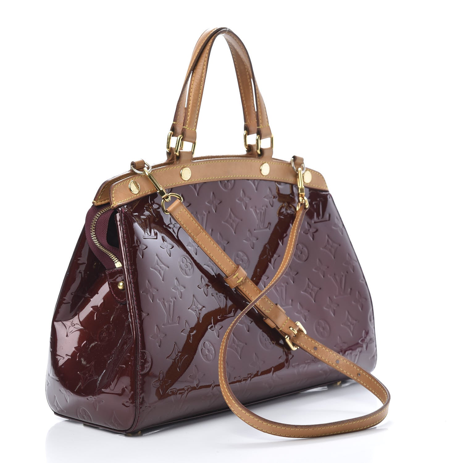Louis Vuitton Vernis Brea MM Rouge Fauviste 3 of 15