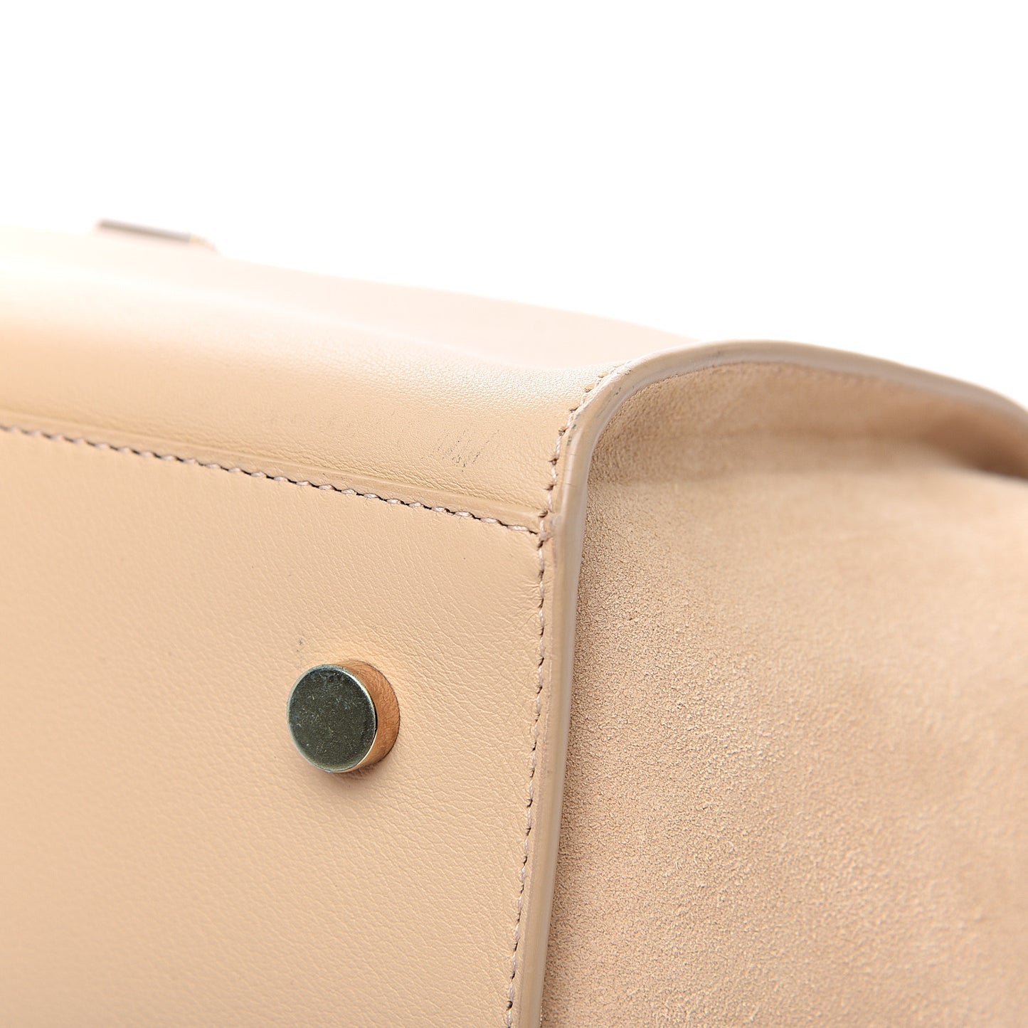 Calfskin Small Monogram Downtown Cabas Nude Powder