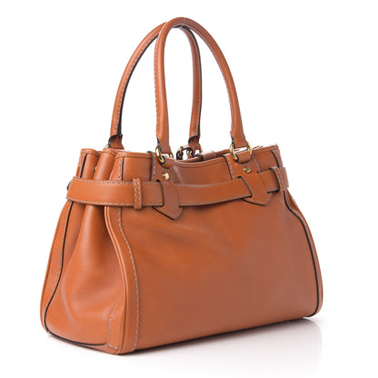Gucci Calfskin Medium GG Running Tote Orange 3 of 14