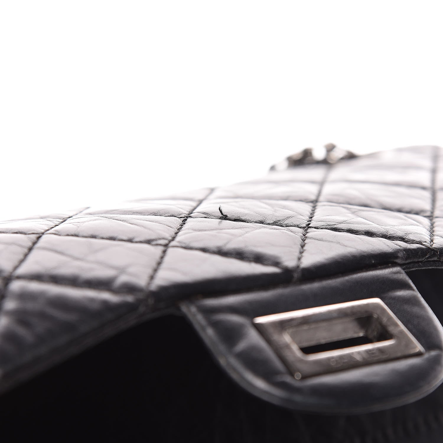 Chanel Aged Calfskin Quilted 2.55 Reissue 226 Flap Black 10 of 13
