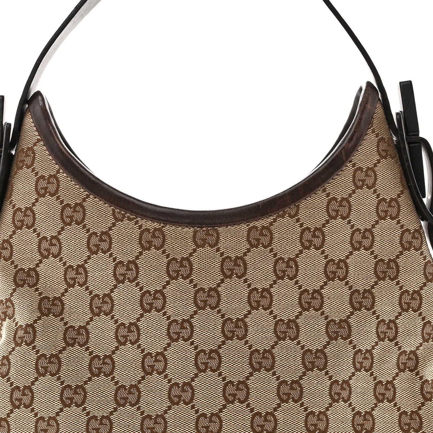 Gucci Monogram Small Hobo Dark Brown 8 of 10