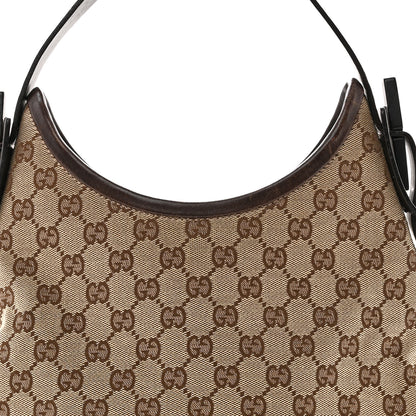 Gucci Monogram Small Hobo Dark Brown 8 of 10