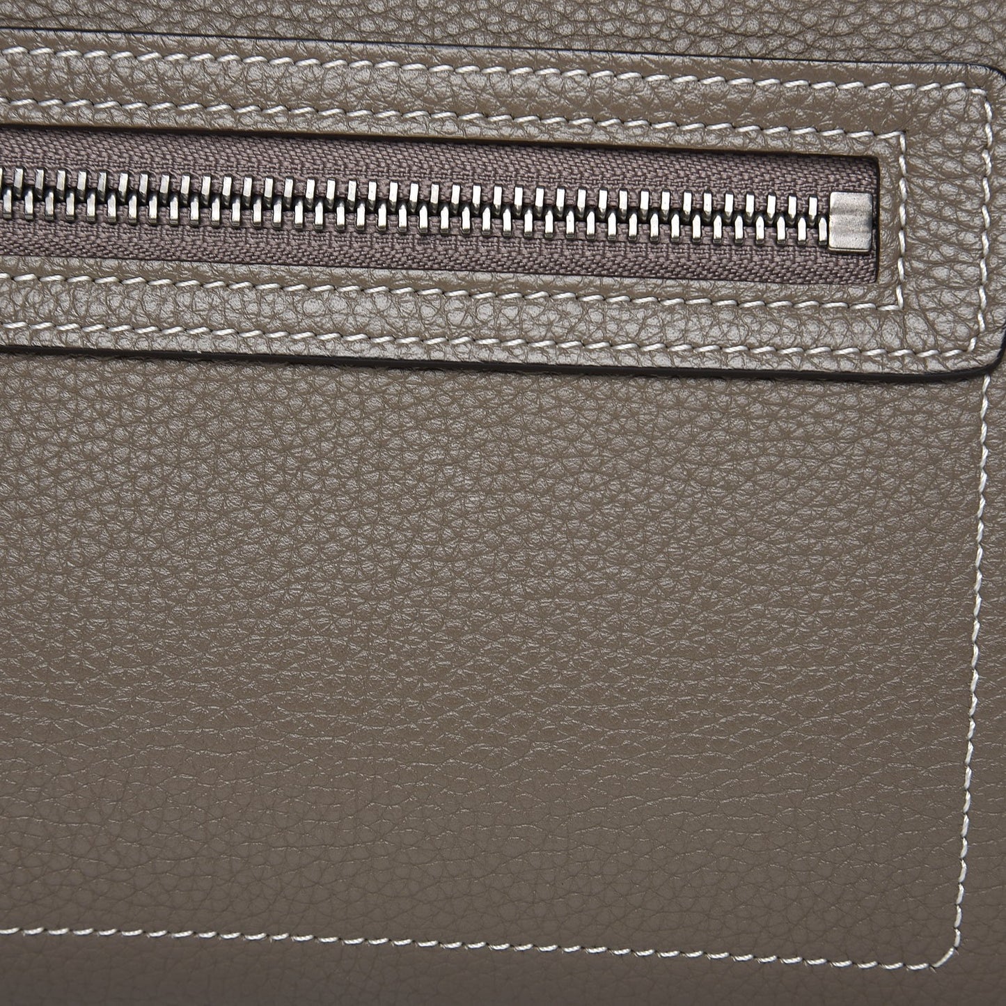 Drummed Calfskin Micro Luggage Souris