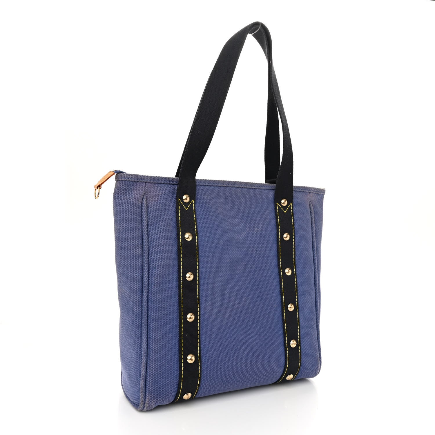 Louis Vuitton Toile Antigua Cabas MM Blue 3 of 13
