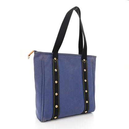 Louis Vuitton Toile Antigua Cabas MM Blue 3 of 13