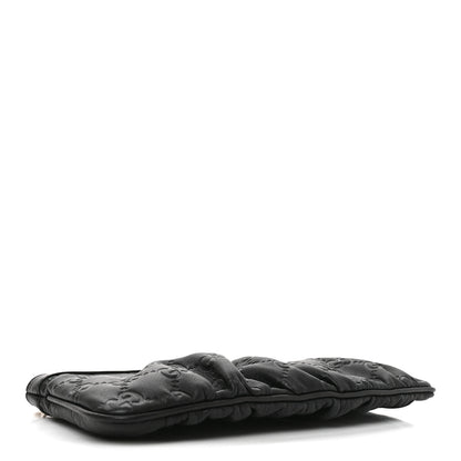 Gucci Guccissima Signature New Britt Wristlet Black 4 of 10