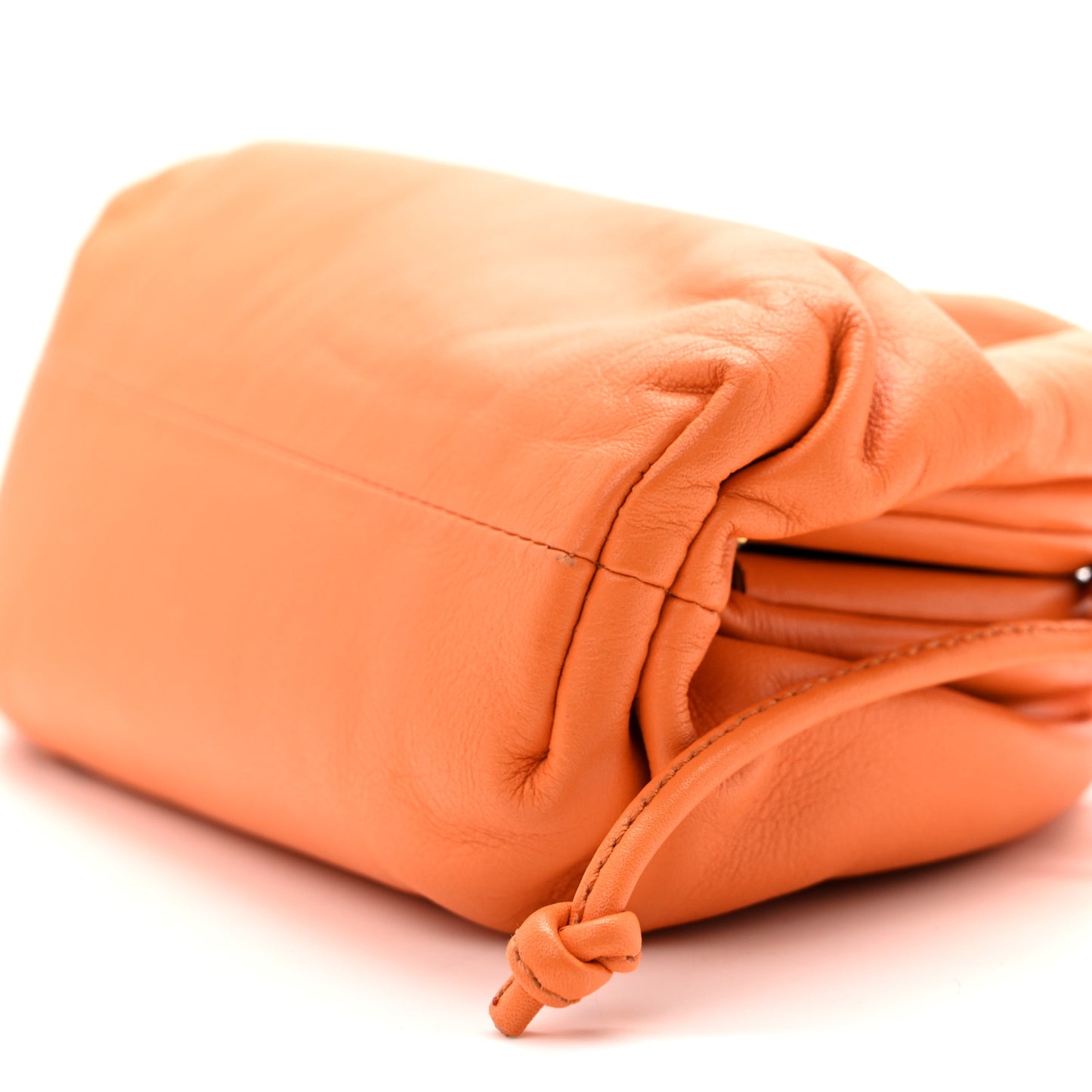 Butter Calfskin The Mini Pouch Light Orange