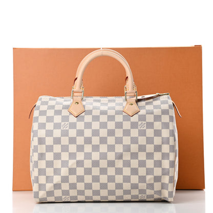 Louis Vuitton Damier Azur Speedy 30 12 of 12