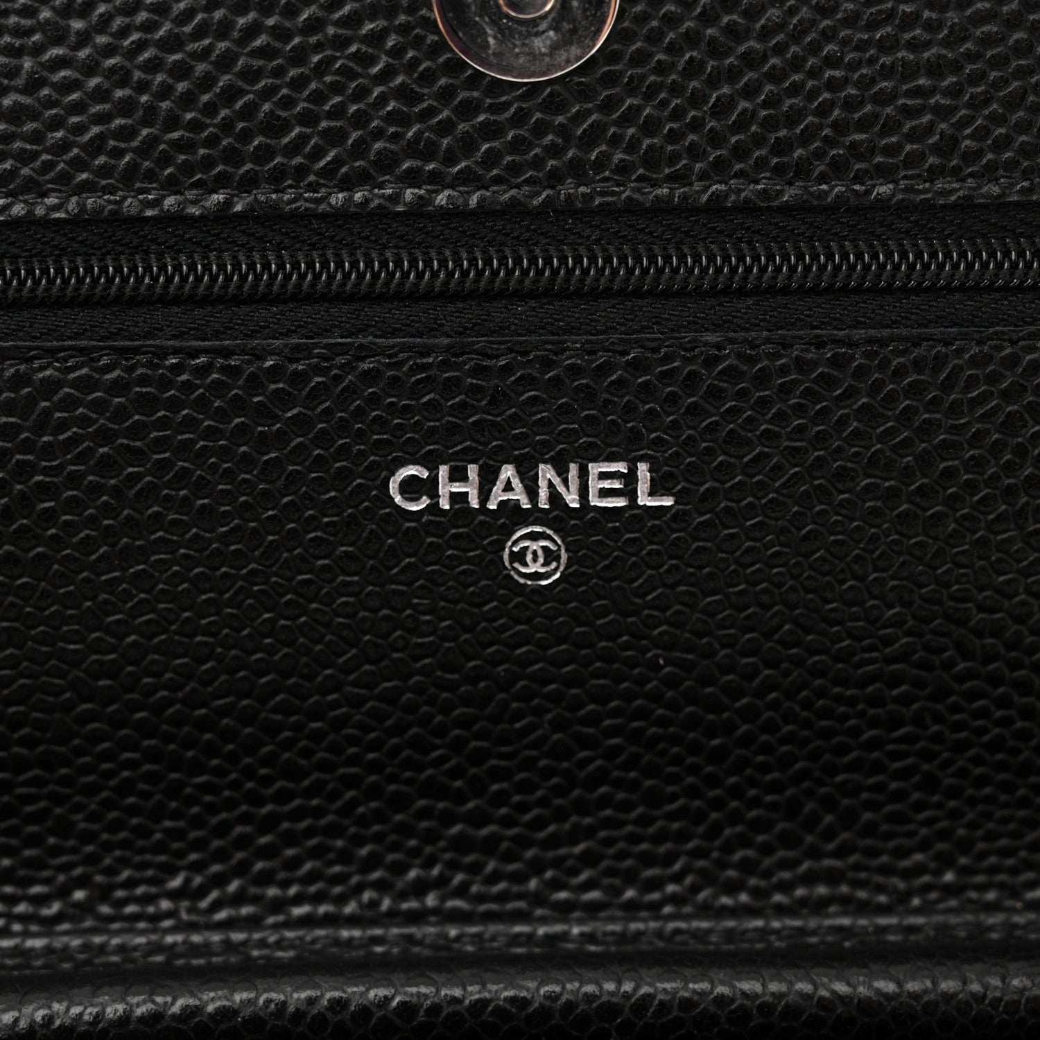 Chanel Caviar Quilted Wallet on Chain WOC Black 6 of 11