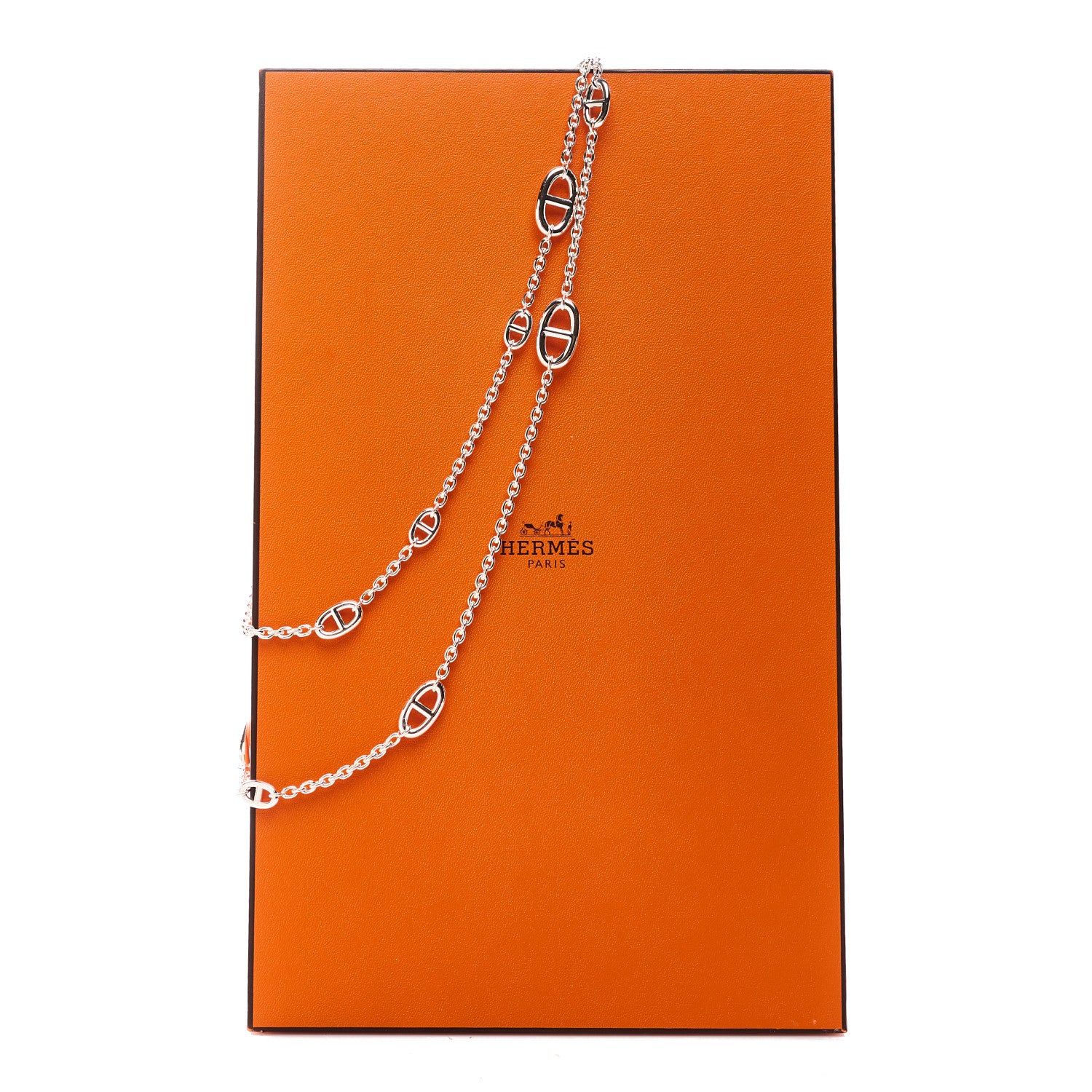 Hermes Sterling Silver Farandole Necklace 120 7 of 7
