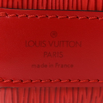 Louis Vuitton Epi Sac D'epaule Castillan Red 5 of 8
