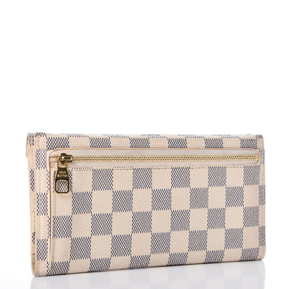 Louis Vuitton Damier Azur Long Origami Wallet 3 of 8