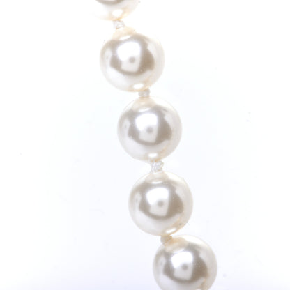 Chanel Pearl CC Paris Button Short Necklace Gold 4 of 12