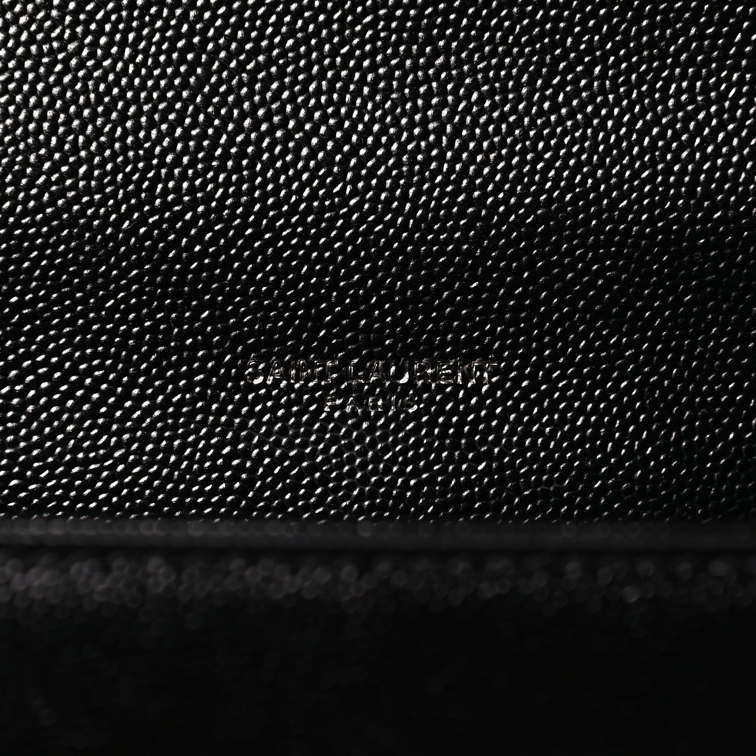 Saint Laurent Grain De Poudre Medium Classic Monogram Kate Satchel Black 6 of 12
