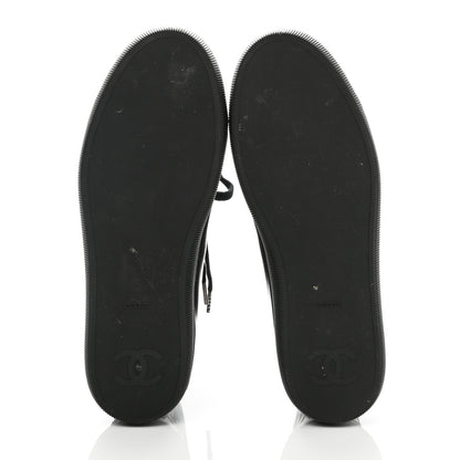 Chanel Lambskin Boots 38 Black 5 of 11