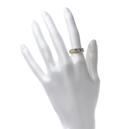 David Yurman 18K Yellow Gold Diamond Petite Loop Ring 52 6 2 of 4