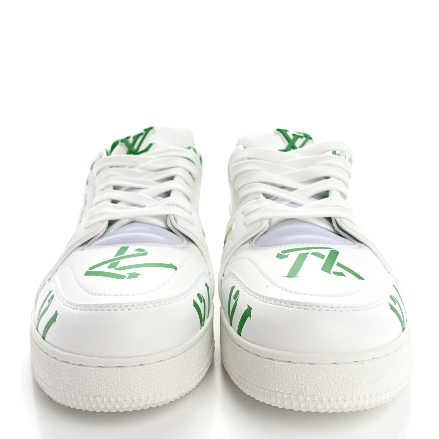 Louis Vuitton Mens LV Trainer Sneakers 10 Green 3 of 10