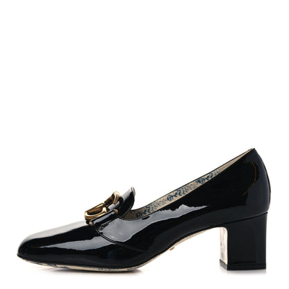 Gucci Vernice GG Victoire 55mm Loafer Pumps 39.5 Black 1 of 8