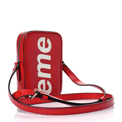 Louis Vuitton X SUPREME Epi Danube PPM Red 3 of 10
