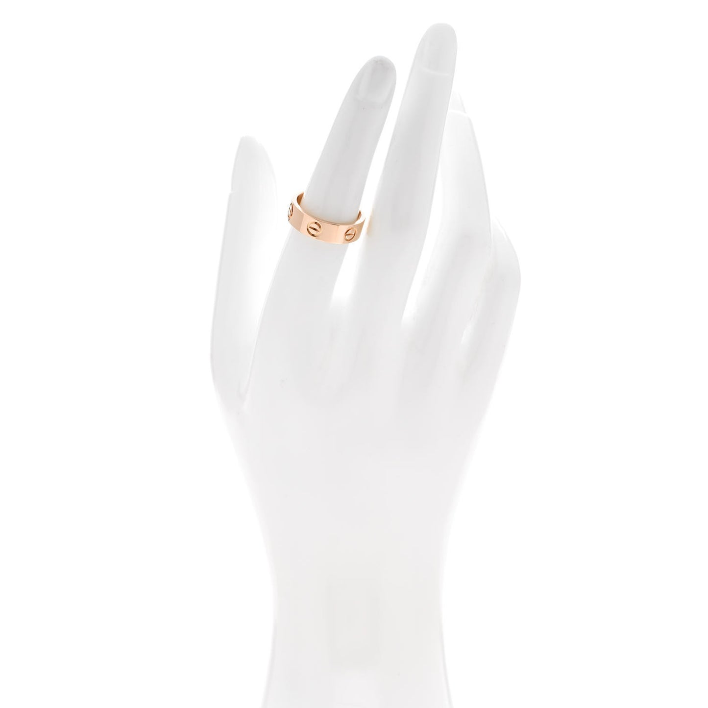 18K Pink Gold 5.5mm LOVE Ring 53 6.5